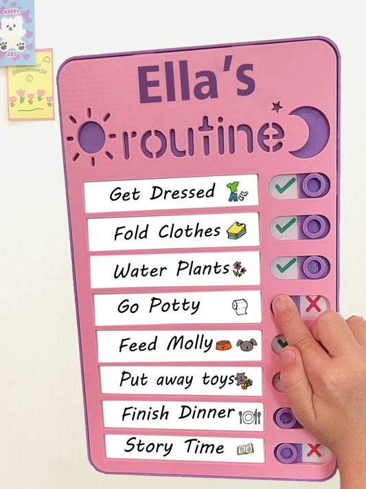 Magnetic Dry-erase Daily Routine Chart™